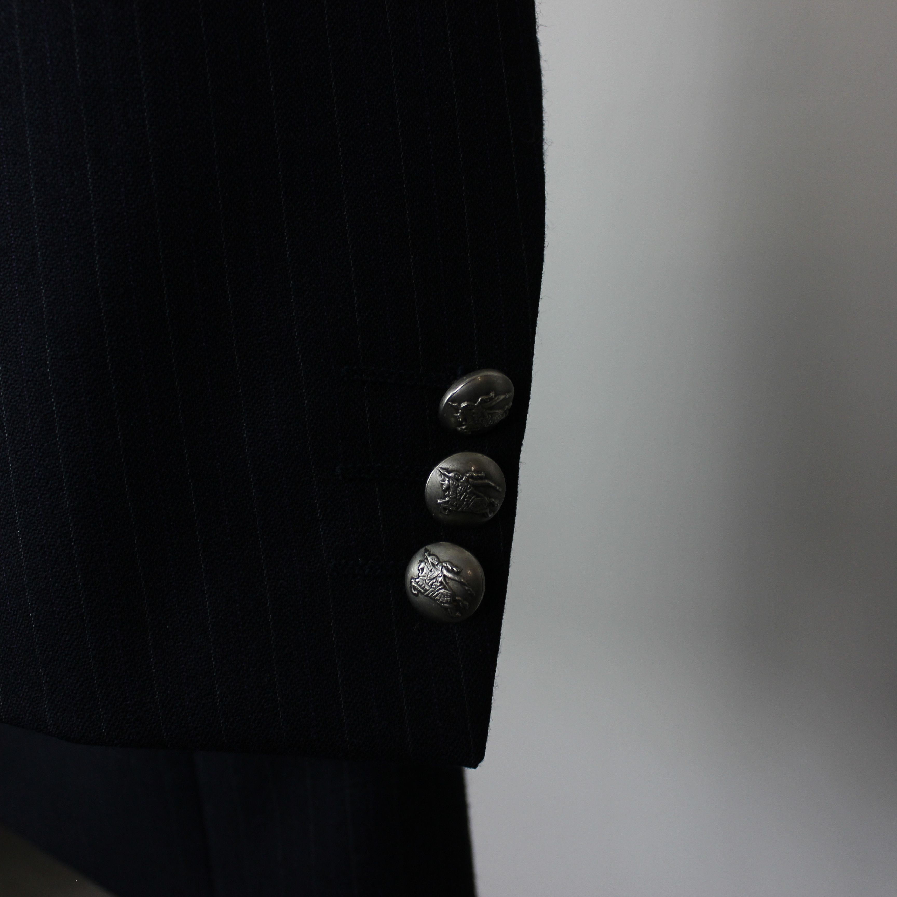 Burberry Burberry blazer vintage men silver buttons M L Size 42R - 5 Thumbnail
