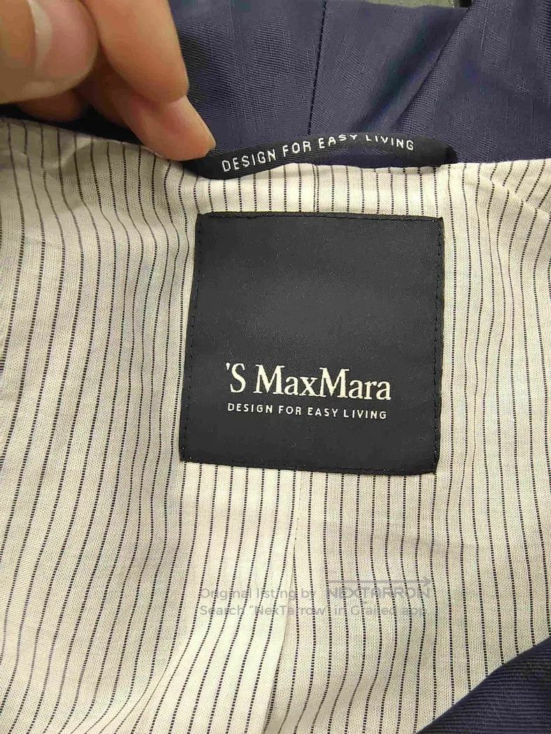 Max Mara Max Mara Blue Jacket Size XS / US 0-2 / IT 36-38 - 3 Thumbnail