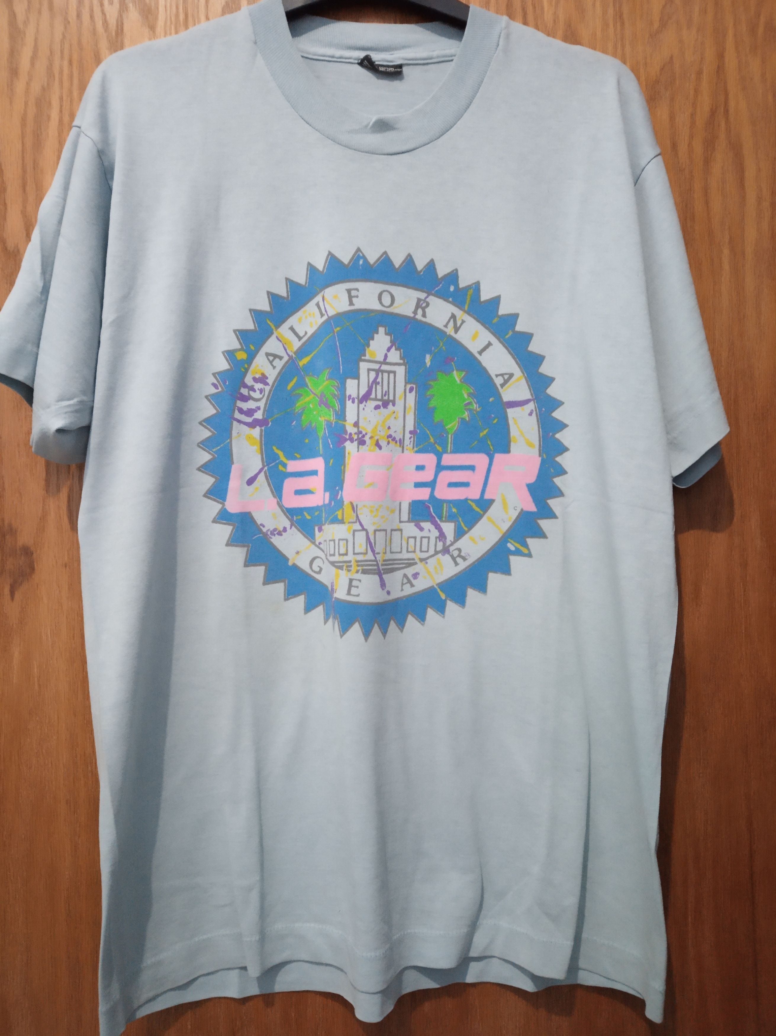 La Gear 80s L.A. GEAR Large sky blue Size US L / EU 52-54 / 3 - 1 Thumbnail
