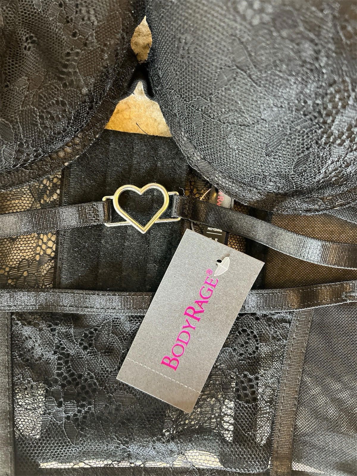 Designer Body Rage Bra Adult Medium Black Size ONE SIZE - 2 Thumbnail