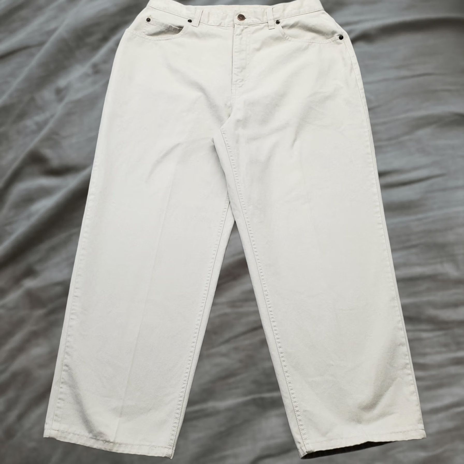 Eddie Bauer Eddie Bauer Jeans Womens 14 Tan Denim 5-Pocket Straight Fit Low Rise 5-Pocket Denim Jeans Womens Size 14 Tan Eddie Bauer Size 36" / US 14 / IT 50 - 1 Thumbnail