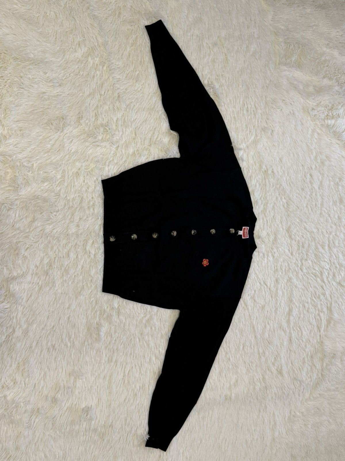 Kenzo Kenzo black long sleeve top Size US L / EU 52-54 / 3 - 2 Thumbnail