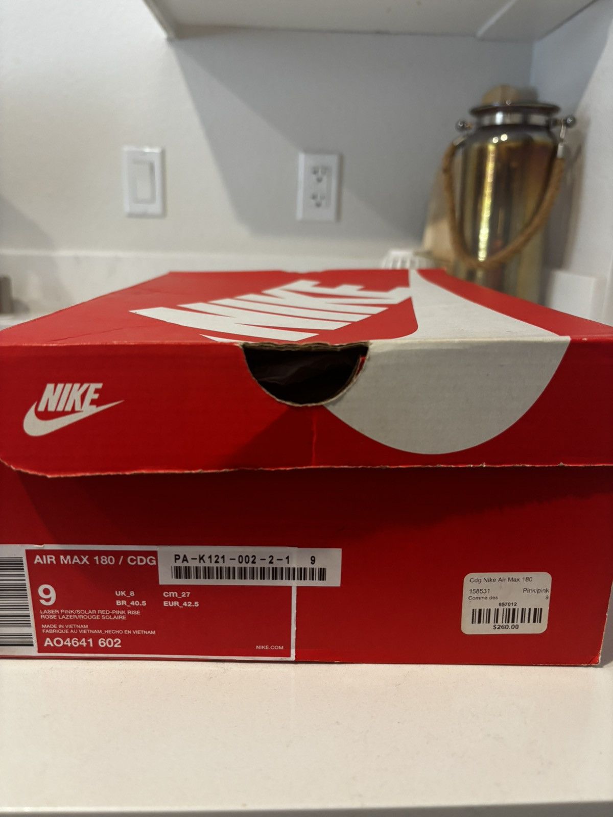 Comme des Garcons × Nike Nike air max 180/ CDG Size US 9 / EU 42 - 6 Thumbnail