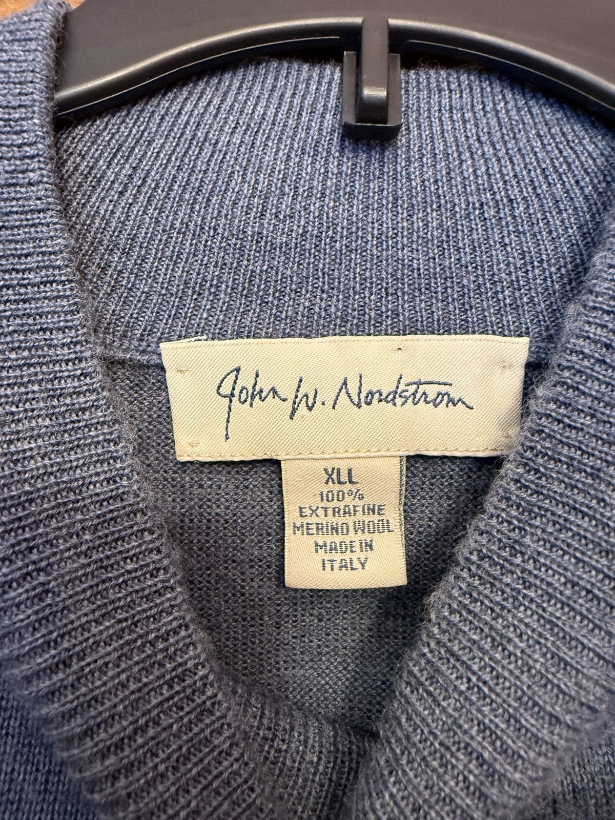 Other John W. Nordstrom Men’s Extra Fine Merino Wool Blue Size US XXL / EU 58 / 5 - 2 Thumbnail