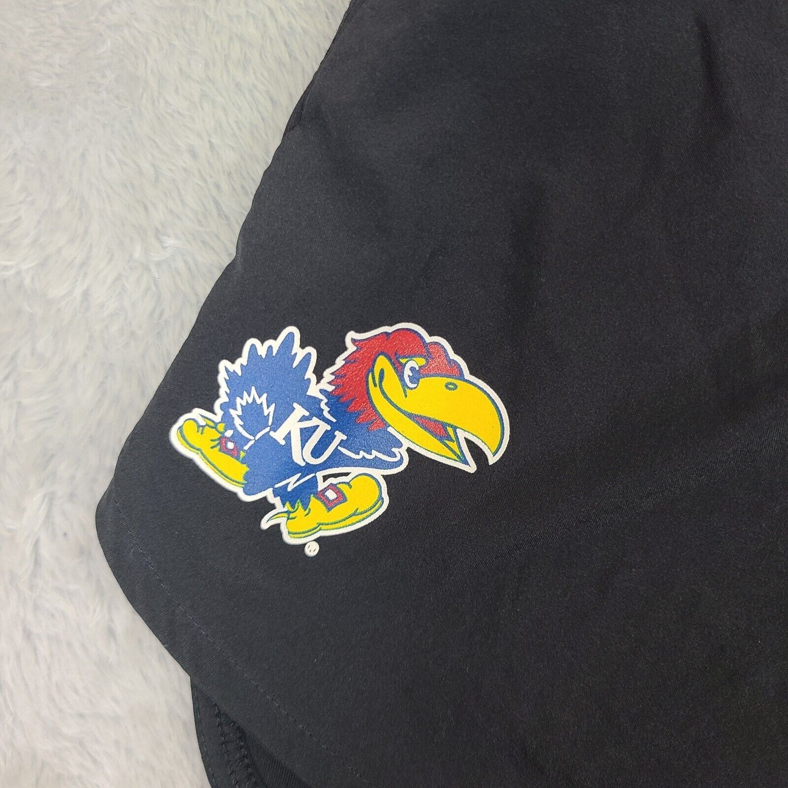 Adidas Men's Black Adidas Kansas Jayhawks Aeroready Shorts 3 white Size US 34 / EU 50 - 2 Thumbnail