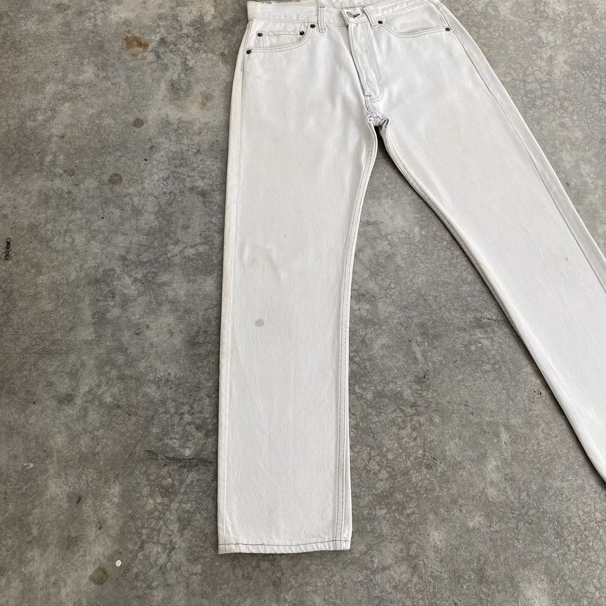 Levi's Size 29x29.5 Vintage 1985 Levis 501 White Jeans Size US 29 - 4 Thumbnail