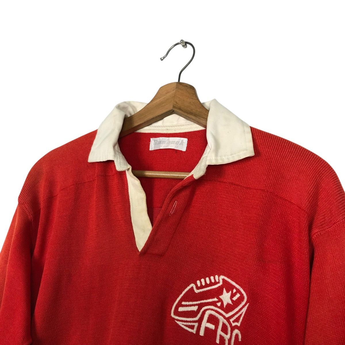 Vintage 🔥VINTAGE RUGBY COLLAR SHIRT BIG LOGO RUNBUCK USA Size US S / EU 44-46 / 1 - 13 Thumbnail