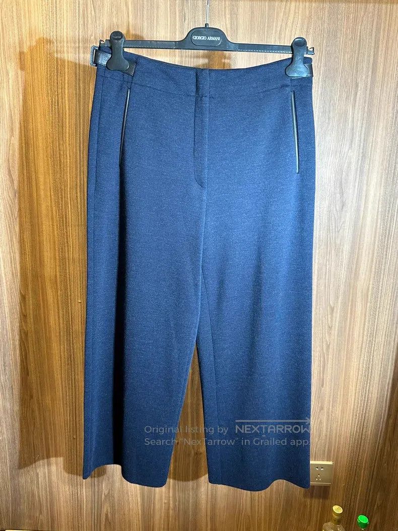 Hermes Hermes Leather-patched Pants Size 27" / US 4 / IT 40 - 1 Thumbnail