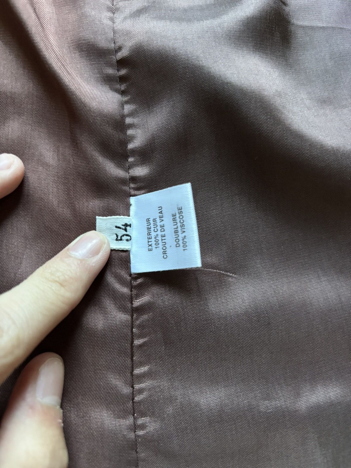 Yves Saint Laurent Yves Saint Laurent leather waistcoat Size 54L - 6 Thumbnail