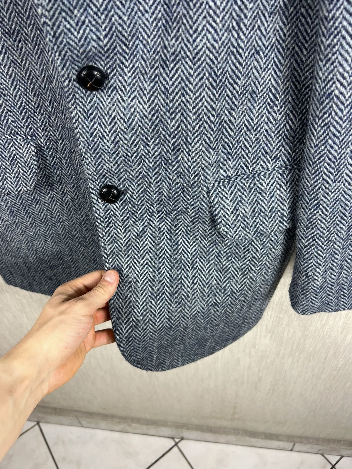 Harris Tweed Vintage 60s Schlasbergs Harris Tweed wool blazer jacket Size US L / EU 52-54 / 3 - 9 Thumbnail
