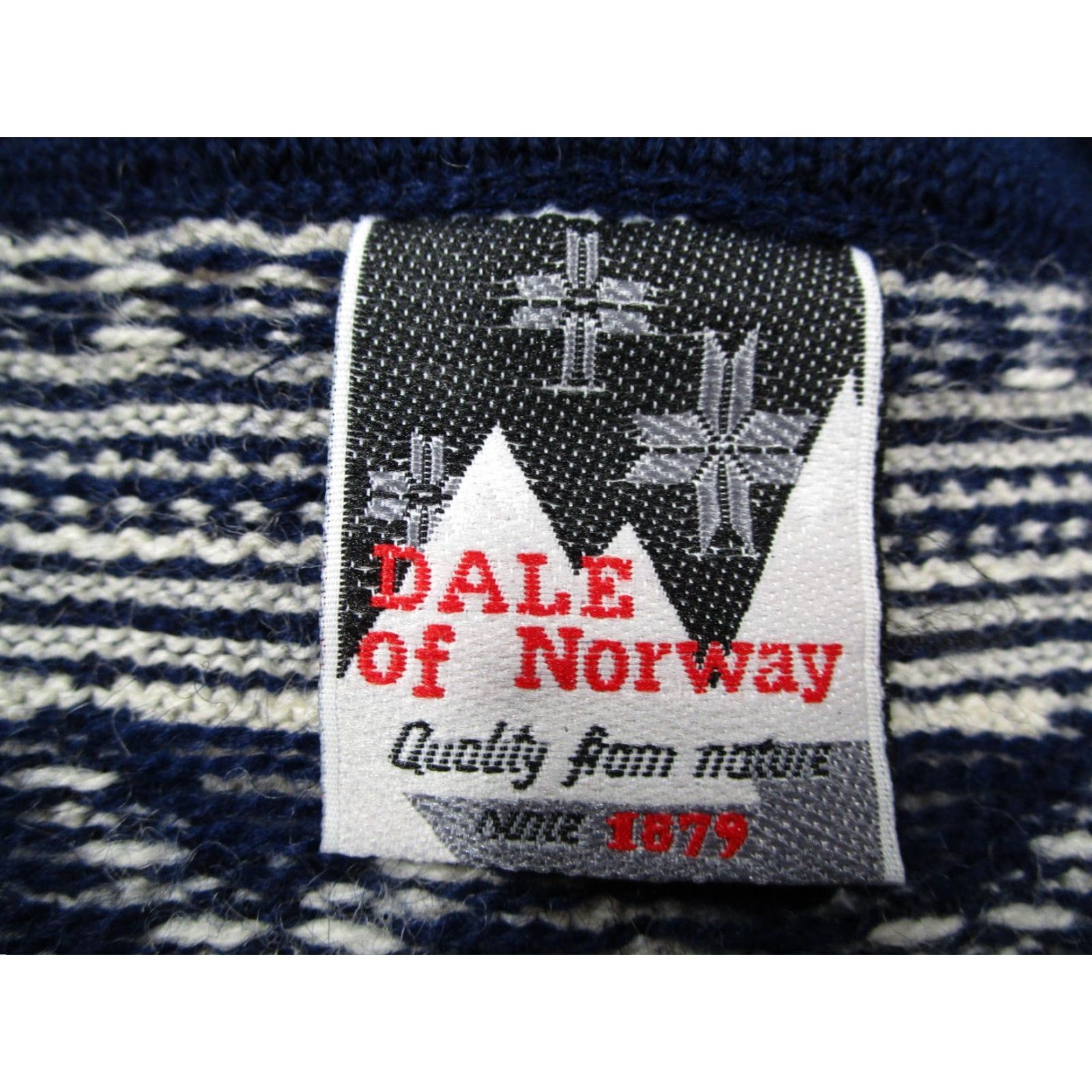 Dale Of Norway Dale Of Norway Sweater Mens Large White Wool Mock Neck Fair Isle Ski Pullover Size US L / EU 52-54 / 3 - 4 Thumbnail