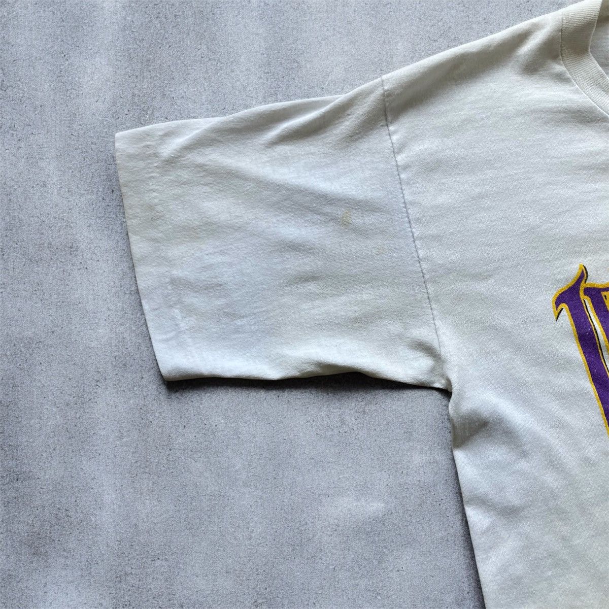 NBA Vintage 1988 Los Angeles Lakers Championship Tee Shirt 80s Size US M / EU 48-50 / 2 - 8 Thumbnail