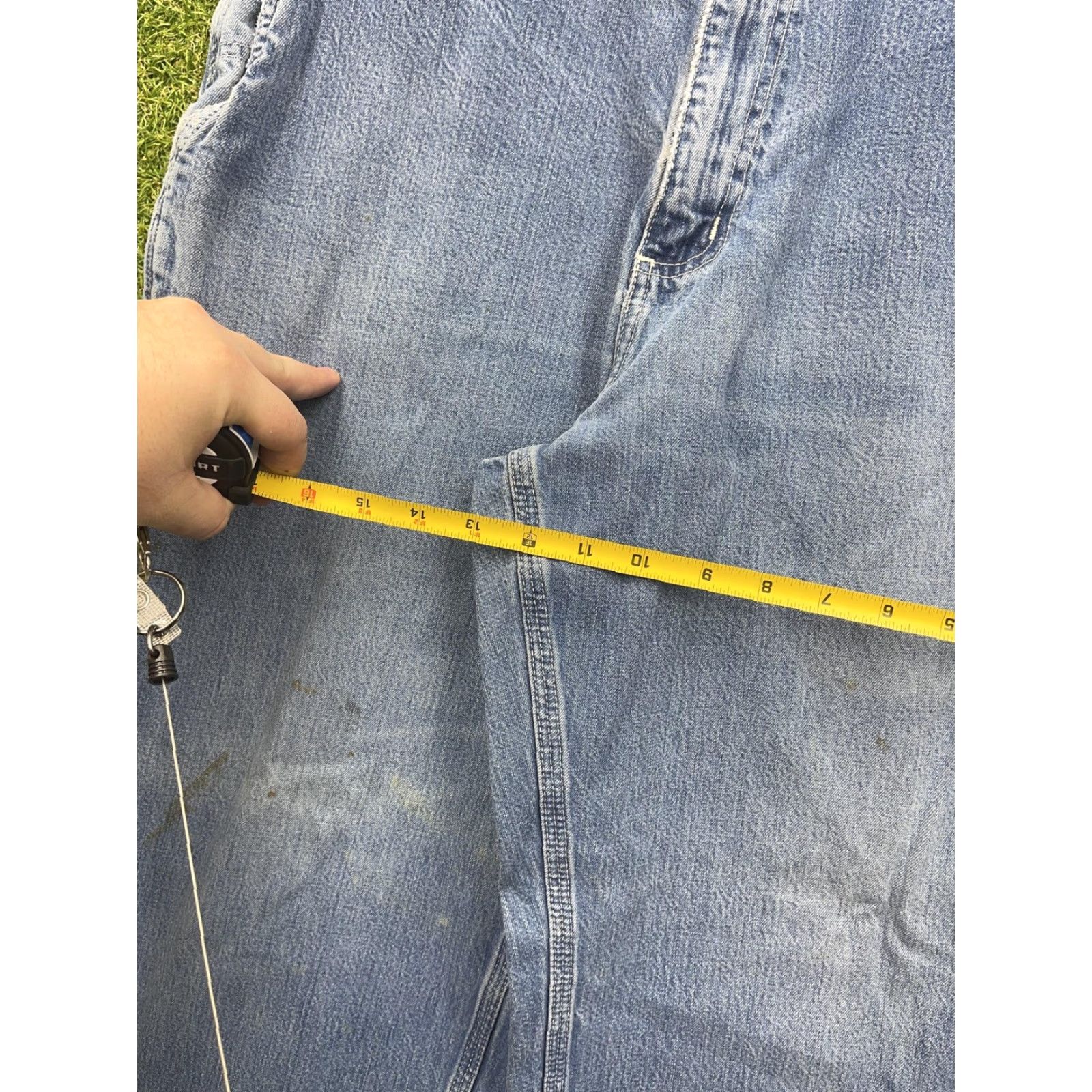 Carhartt Carhartt Jeans Mens 36x30 Light Blue Relaxed Straight Dungaree Carpenter Denim B13 Mens Size US 36 / EU 52 - 4 Thumbnail