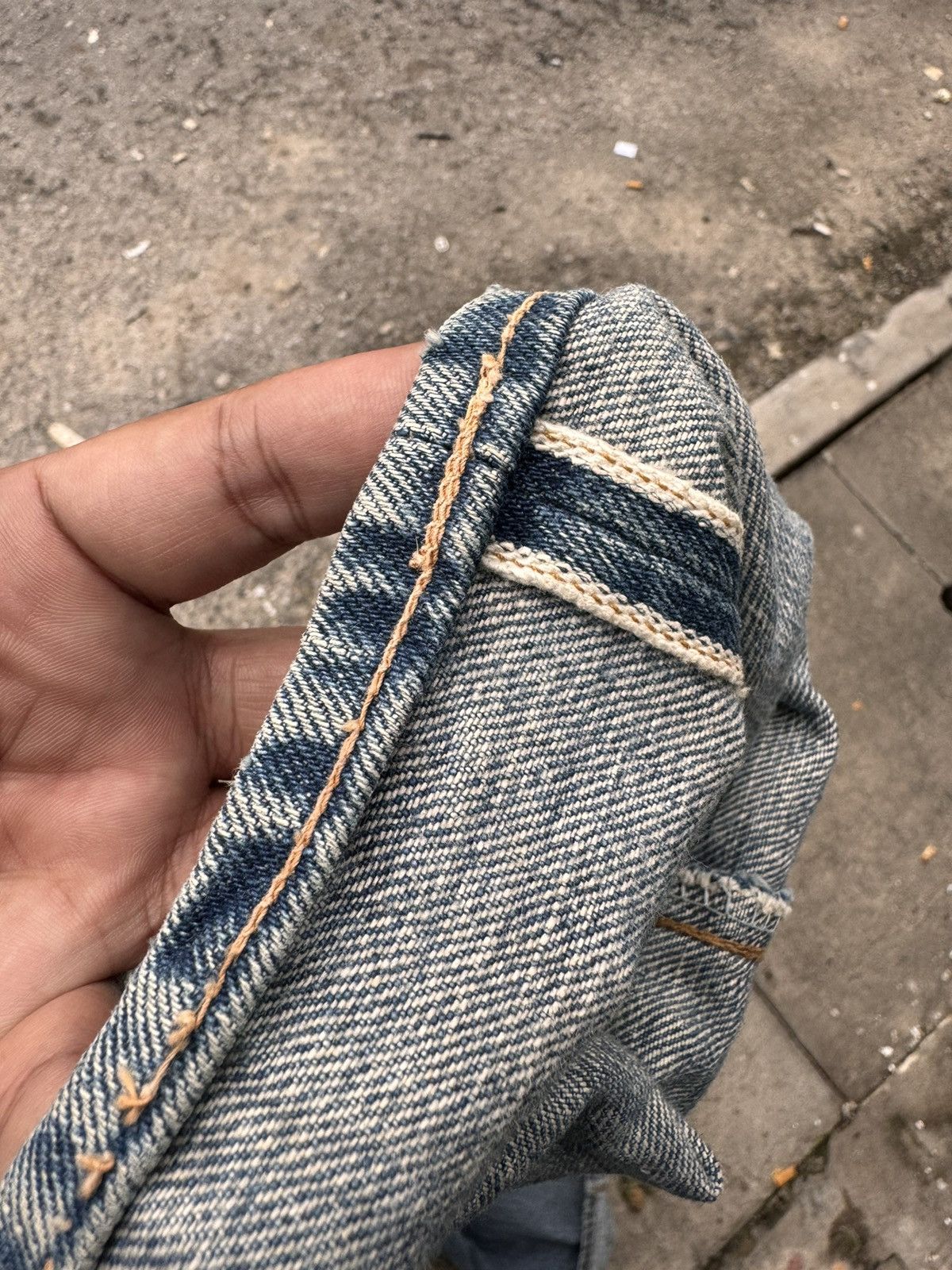 Denime × Japanese Brand Denime Selvedge Vintage Jeans Japan Size 34 Size US 34 / EU 50 - 15 Thumbnail
