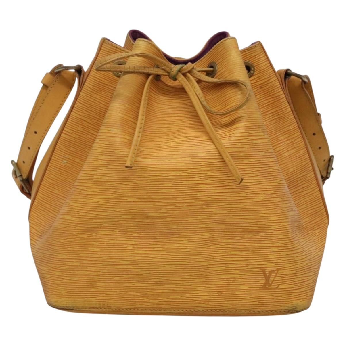 Louis Vuitton LOUIS VUITTON Epi Petit Noe Shoulder Bag Yellow M44109 Size ONE SIZE - 13 Thumbnail