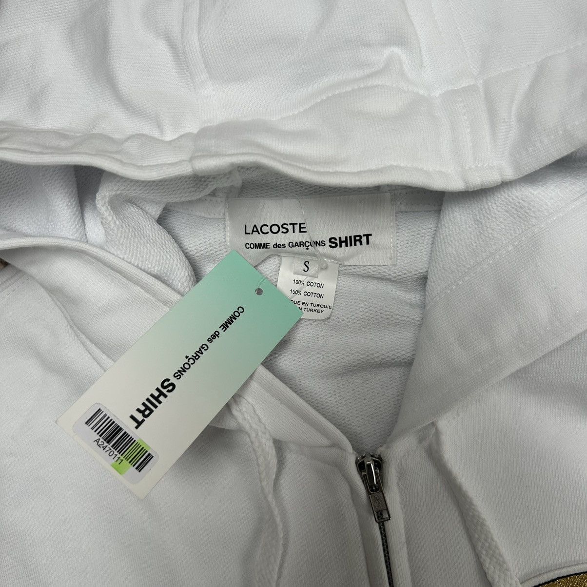 Comme des Garcons SHIRT × Lacoste Comme des garcons shirt x Lacoste white zip up hoodie Size US S / EU 44-46 / 1 - 3 Thumbnail