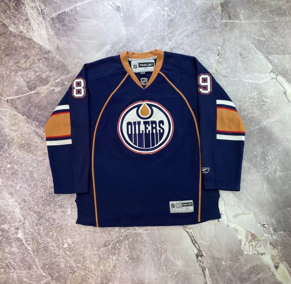 NHL × Reebok Sam Gagner Edmonton Oilers Blue Reebok Hockey Jersey Men XL Size US XL / EU 56 / 4 - 7 Thumbnail
