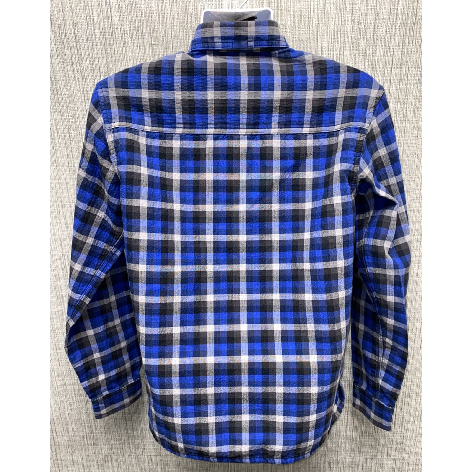 Mountain Hardwear Mountain Hardwear Mens Blue Plaid Long Sleeve Snap Button Front Shirt Size M Size US M / EU 48-50 / 2 - 5 Thumbnail