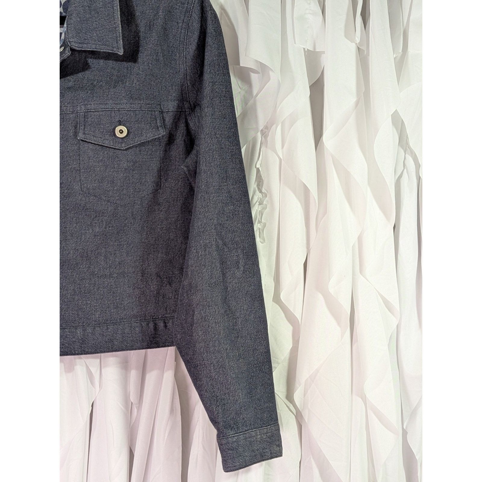 Other David Brooks Floral Lined Denim Jacket Petite L Size L / US 10 / IT 46 - 6 Thumbnail