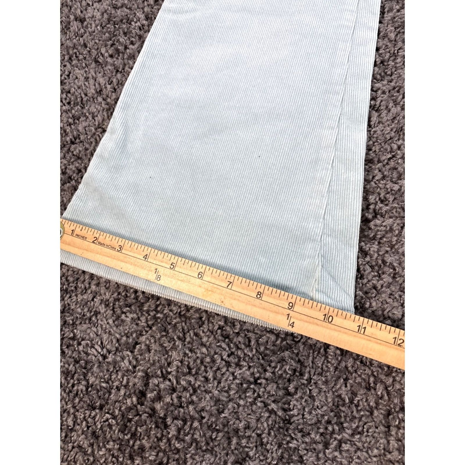Vintage VINTAGE UNIONBAY Corduroy Pants Womens 11 Flare Boot Cut Jeans Low Rise Blue Womens Boots Cut Flared 32in Inseam Size 32" / US 10 / IT 46 - 3 Thumbnail