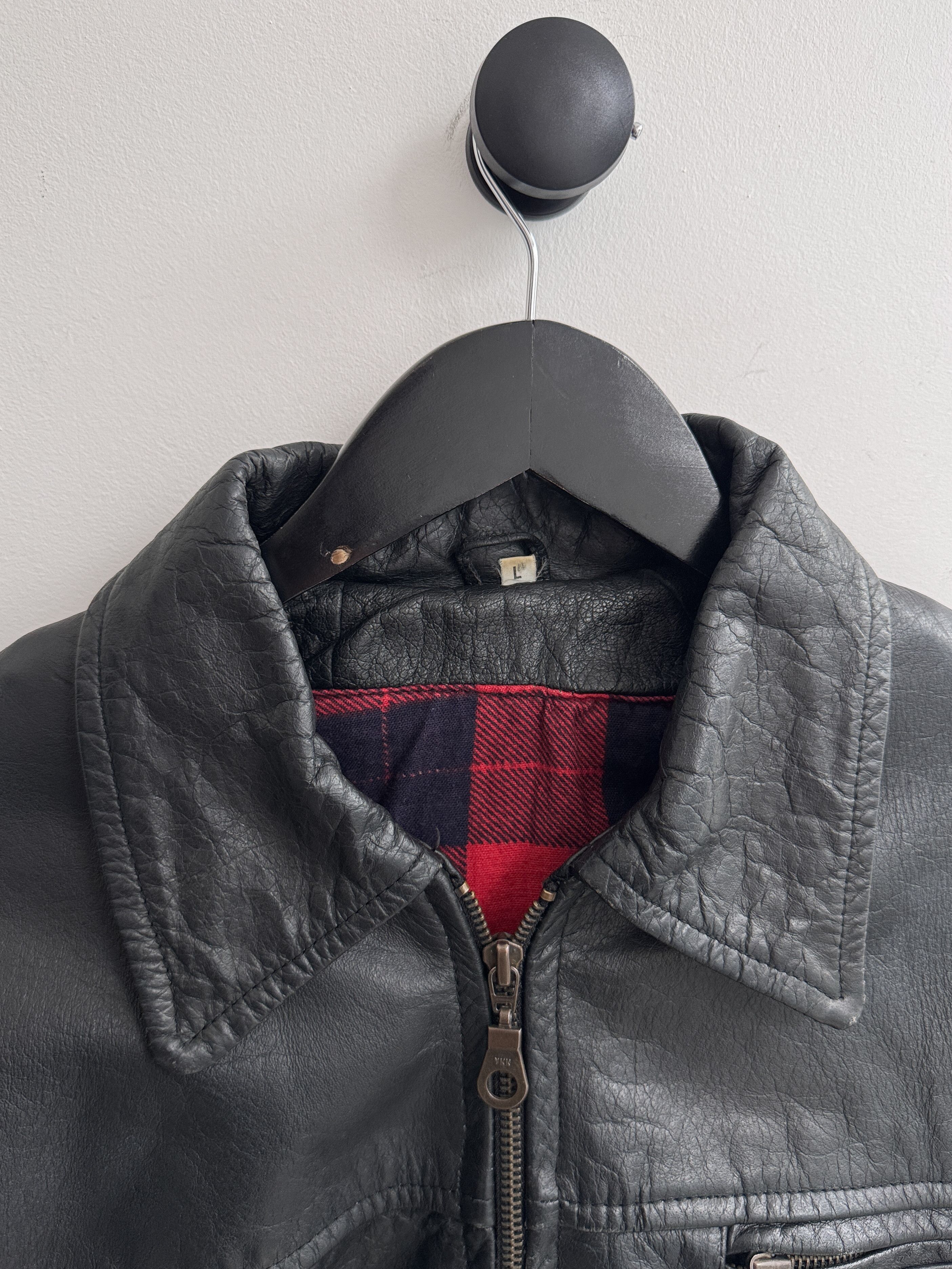 Genuine Leather Vintage Leathermaster Real Leather Jacket Size US L / EU 52-54 / 3 - 8 Thumbnail