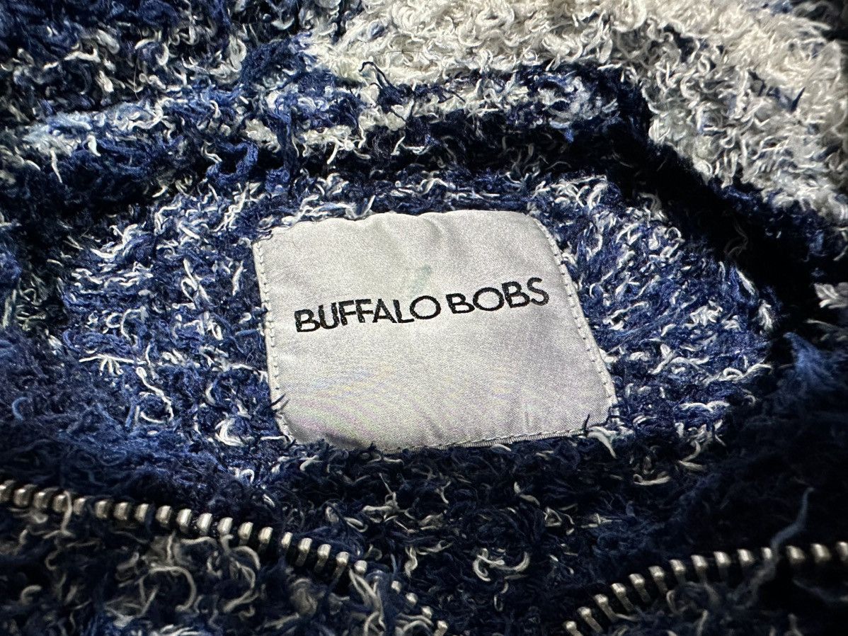 BUFFALO BOBS 🔥Y2K Buffalo Bobs Gradient Boa Knit Hoodie Full Zip Size US M / EU 48-50 / 2 - 10 Thumbnail