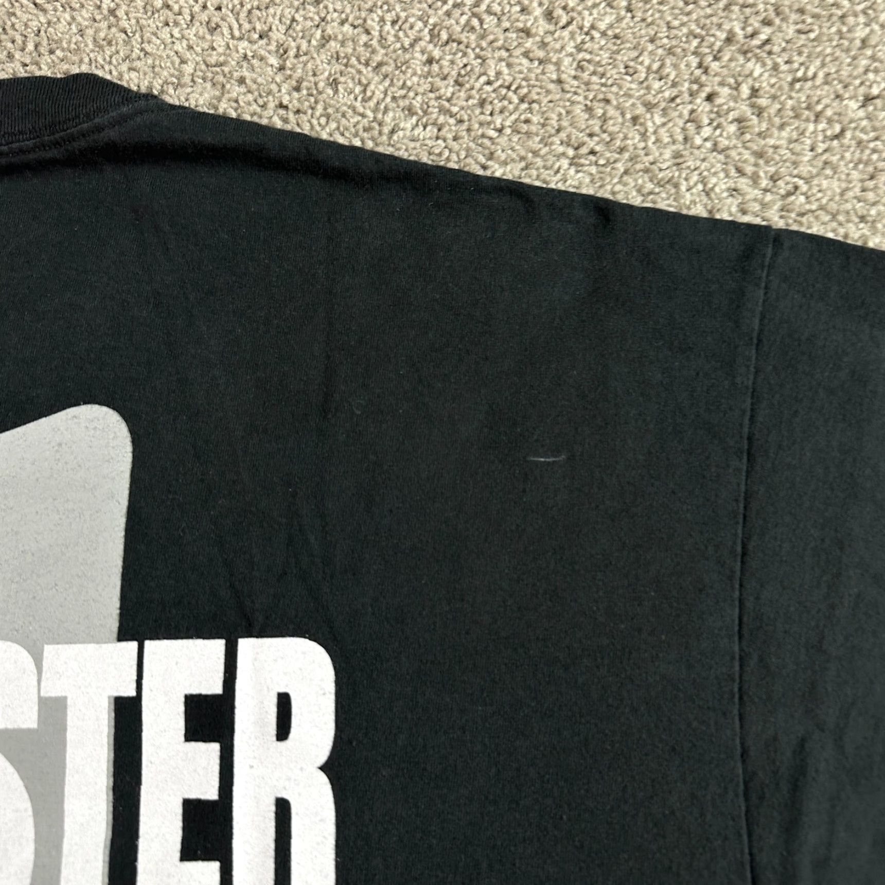 Gildan VINTAGE Monster Cable Shirt Mens 2XL Black White I Am A Monster Audio Shirt 2XL Black Logo Mens Vintage 2000s Size US XXL / EU 58 / 5 - 4 Thumbnail