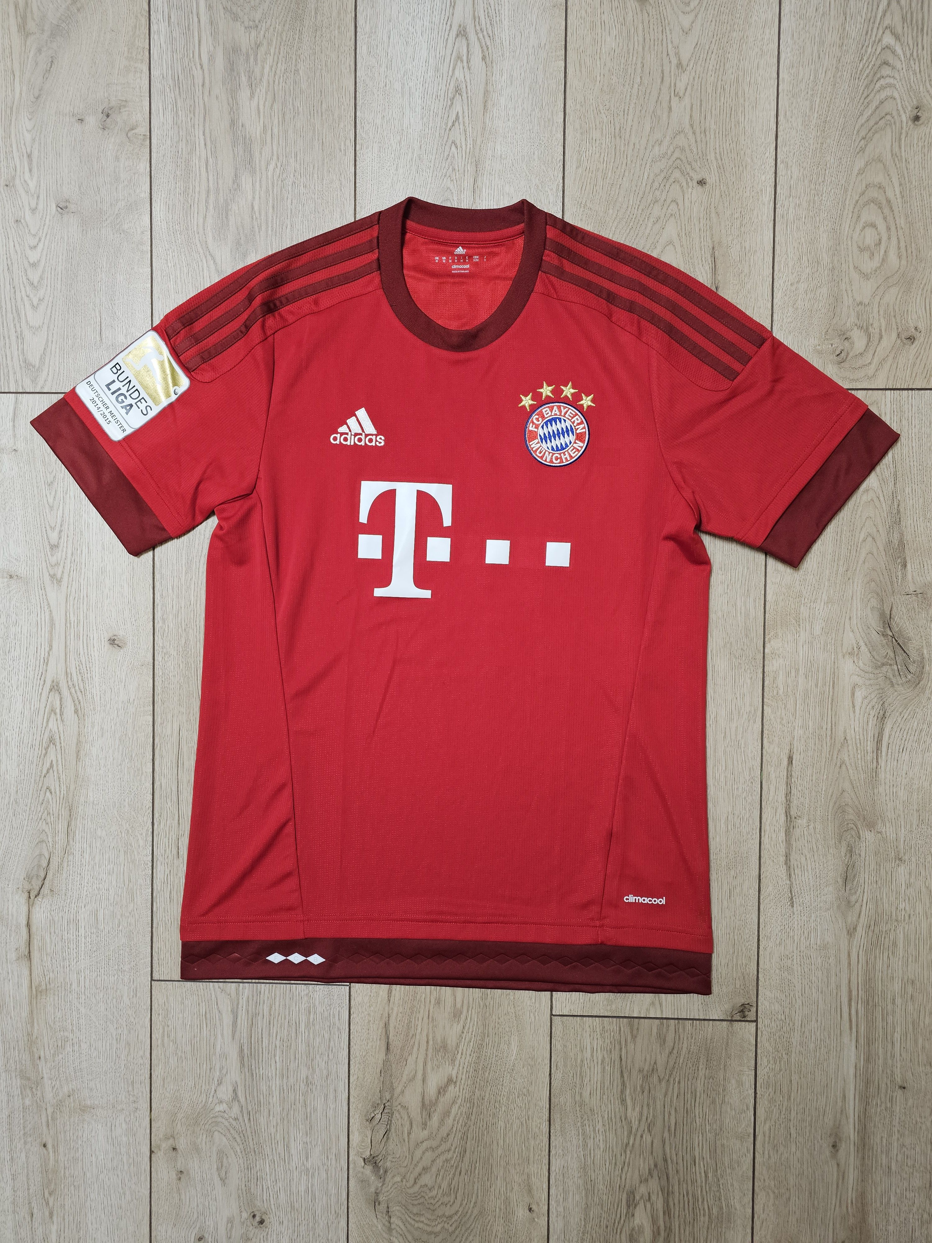 Adidas BAYERN MUNICH 2015 2016 HOME FOOTBALL SHIRT SOCCER JERSEY Size US M / EU 48-50 / 2 - 1 Thumbnail