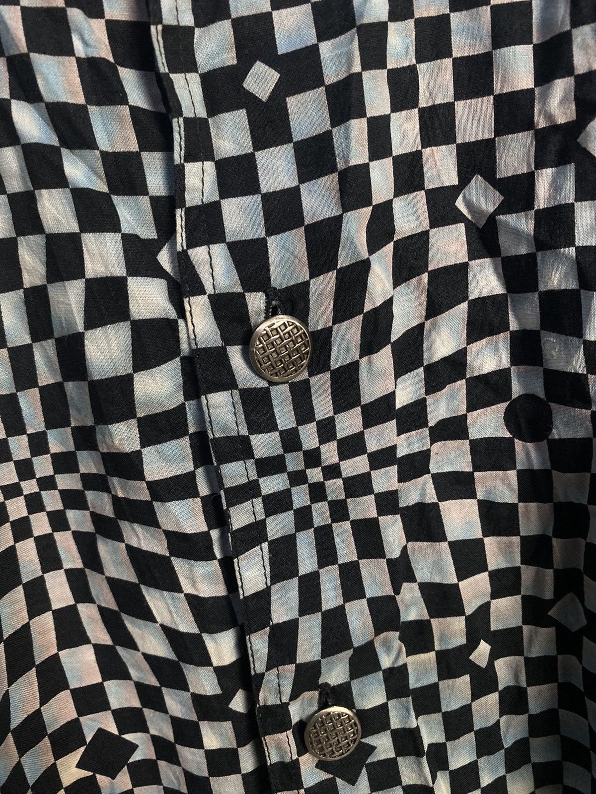 Versace Versace Shirt checkerboard Vintage Size US M / EU 48-50 / 2 - 4 Thumbnail