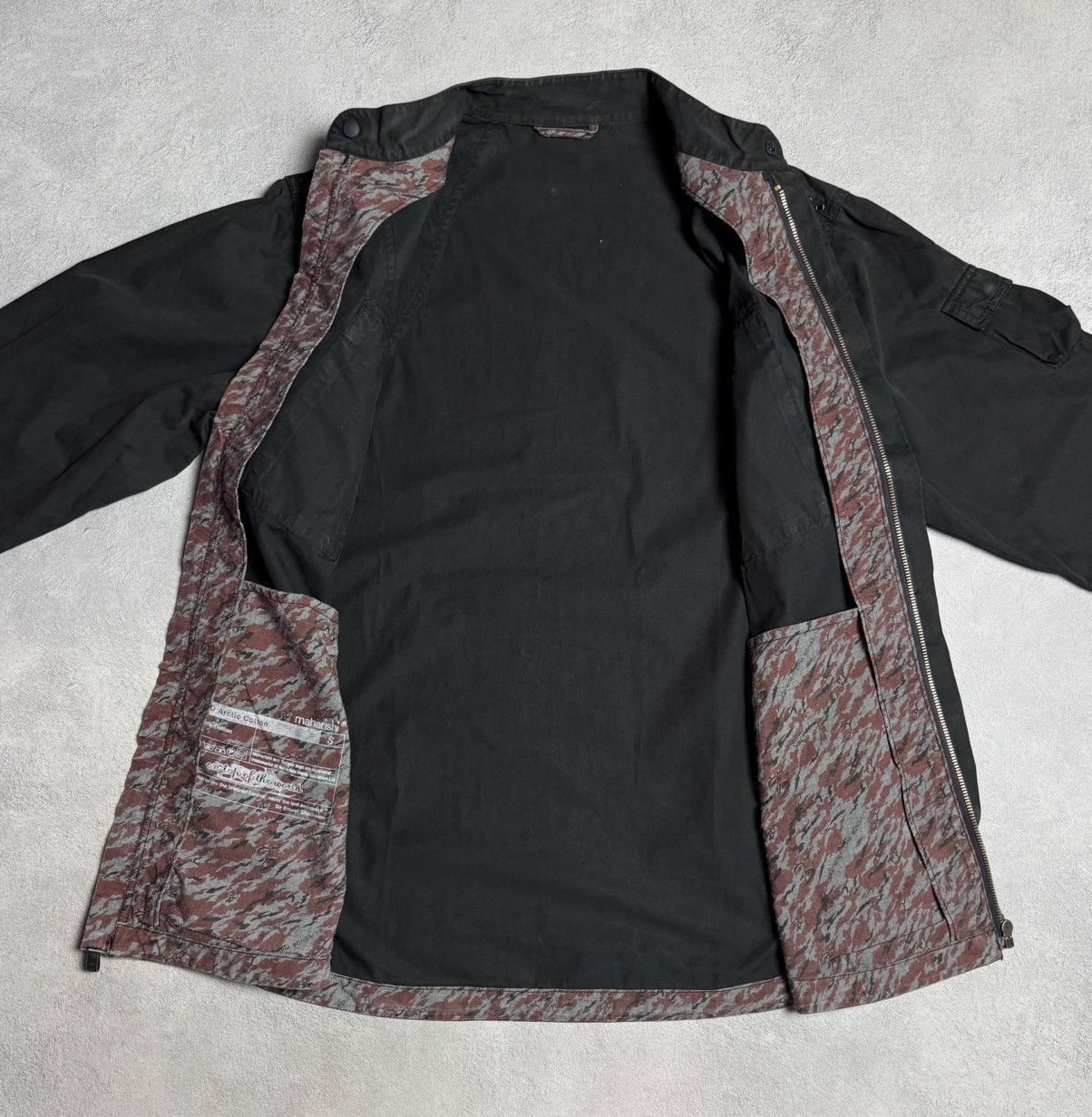 Maharishi Maharishi Cargo Zip Up Bomber Jacket Y2K Size US S / EU 44-46 / 1 - 12 Thumbnail
