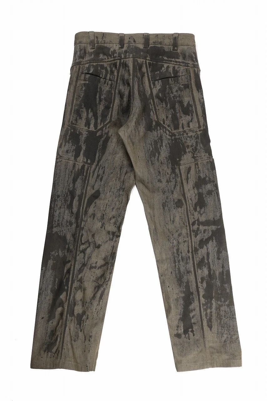 Japanese Brand OPPOSE DUALITY 10 POCKET PANEL DENIM TROUSERS (DIRT GREEN) Size US 32 / EU 48 - 3 Thumbnail