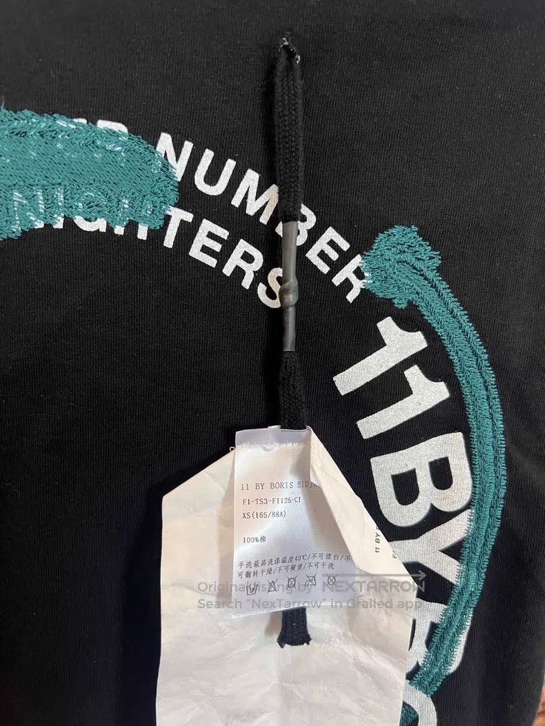 Boris Bidjan Saberi Boris Bidjan Saberi Heavy Embroidered High Weight Cotton S Size US XS / EU 42 / 0 - 4 Thumbnail