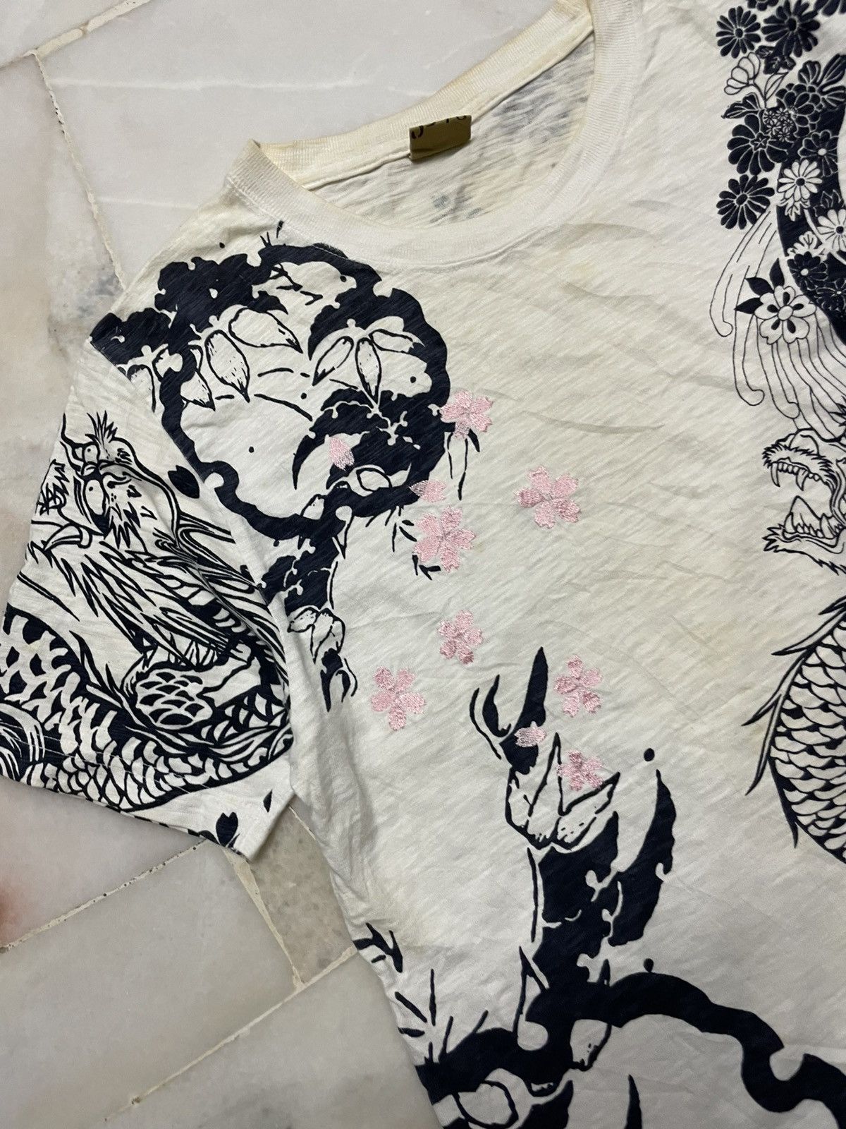 Seditionaries Japanese Culture Tattoo Dragon 3D Print Yakuza Style T-Shirt Size US S / EU 44-46 / 1 - 6 Thumbnail
