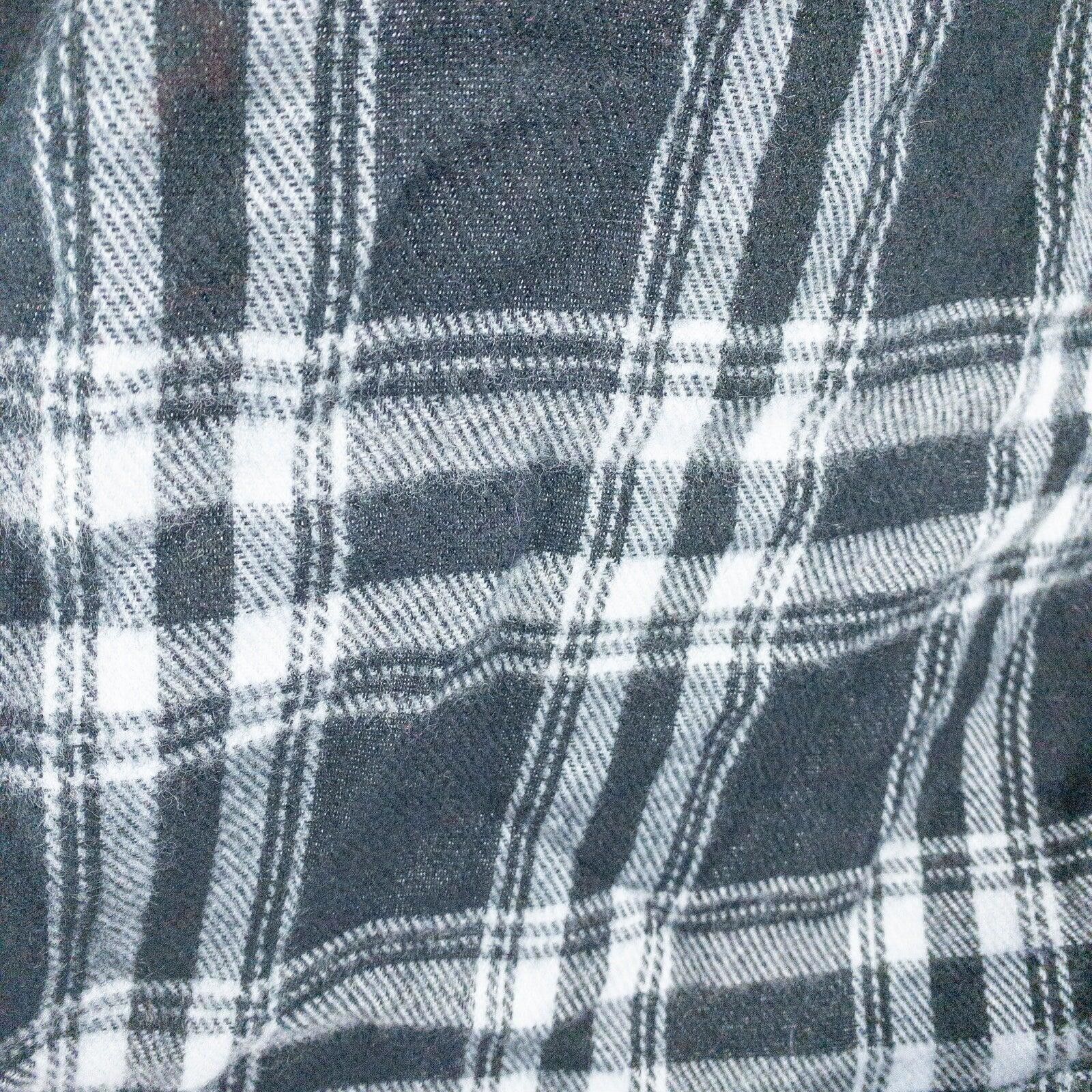 Other Apexx Black Gray Plaid Blanket Scarf Mens Womens One Size Size ONE SIZE - 3 Thumbnail