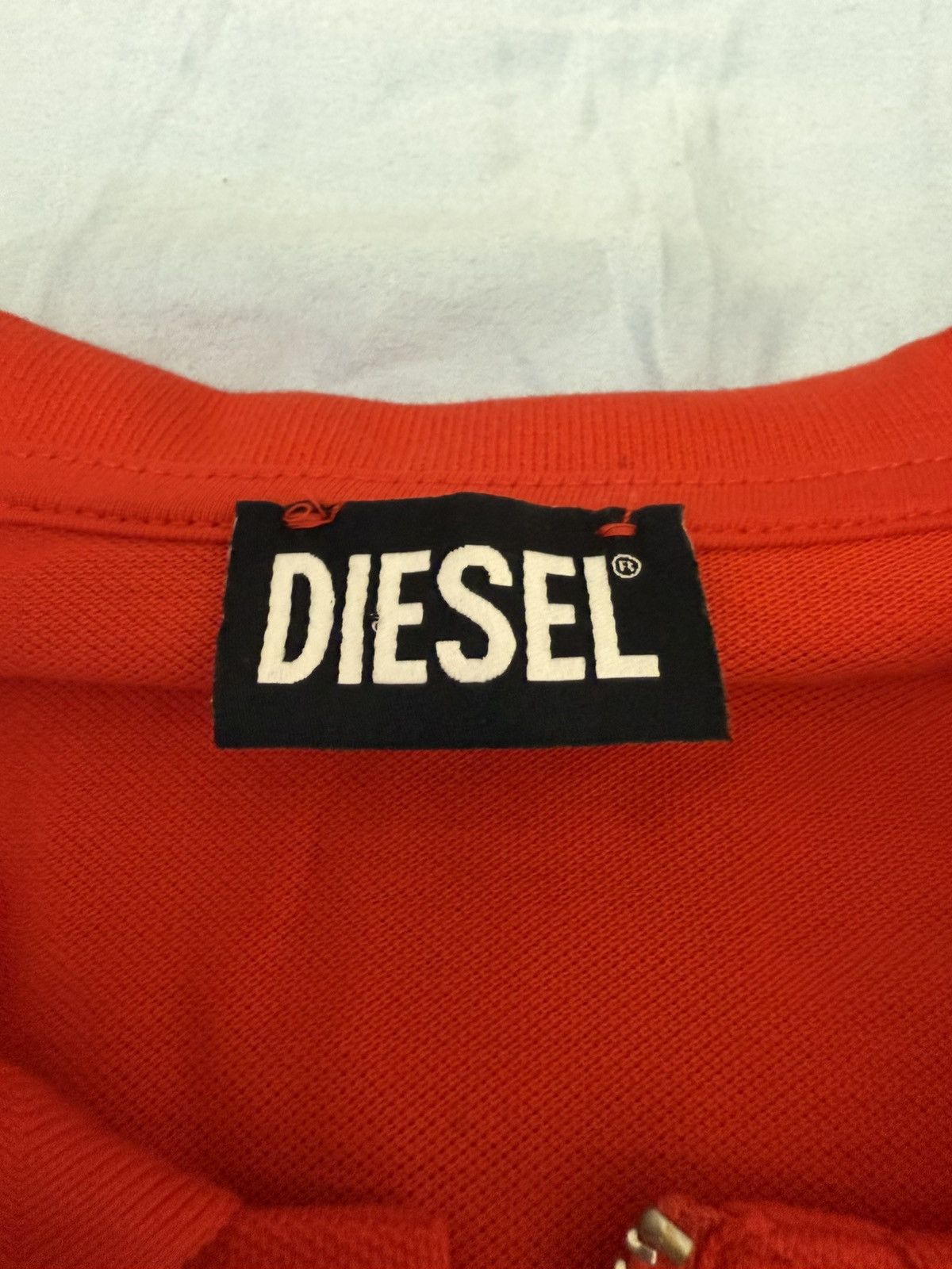 Diesel Diesel Zip Polo Shirt Red Rare Archive Style Size US S / EU 44-46 / 1 - 4 Thumbnail
