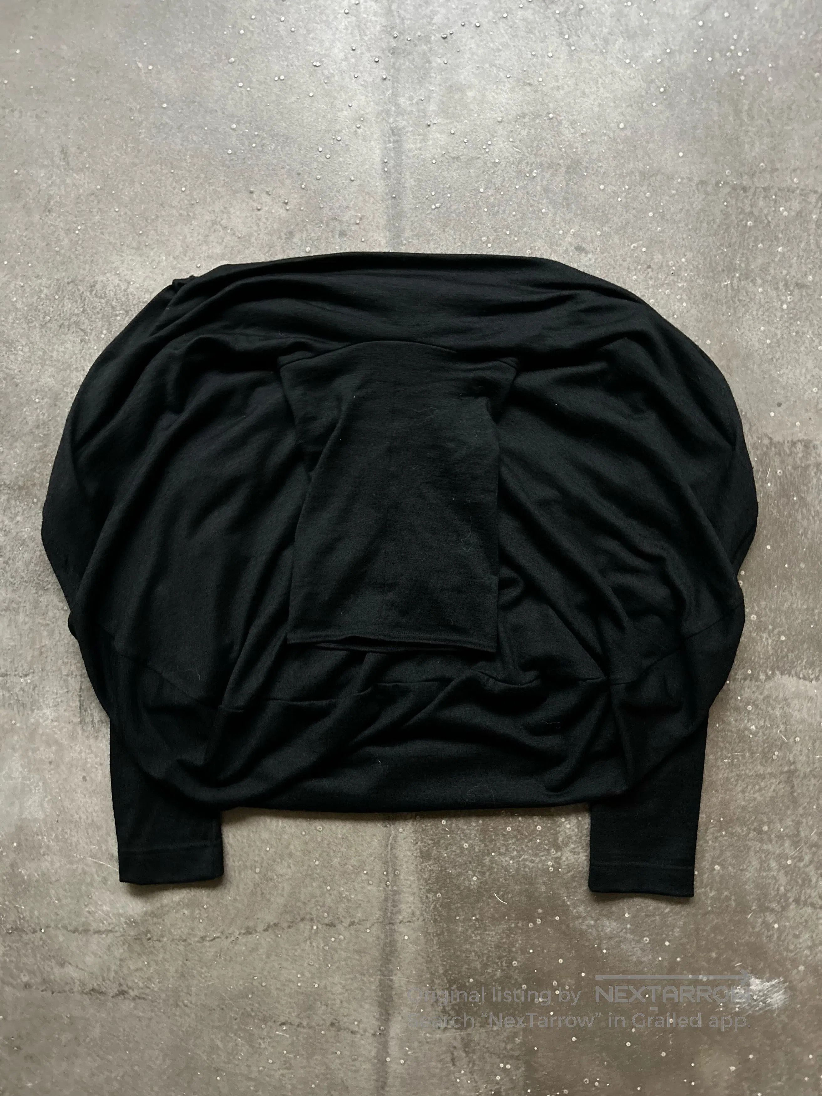Junya Watanabe junya watanabe unique black long sleeve top. Size US M / EU 48-50 / 2 - 4 Thumbnail