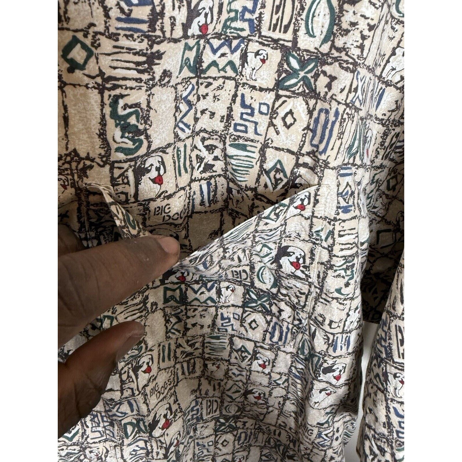 Big Dogs Big Dogs Button Down Shirt Men’s Large Short Sleeve Vintage Size US L / EU 52-54 / 3 - 7 Thumbnail