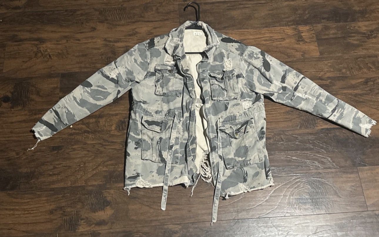 Japanese Brand Pol vintage camo distressed jacket Size M / US 6-8 / IT 42-44 - 1 Thumbnail