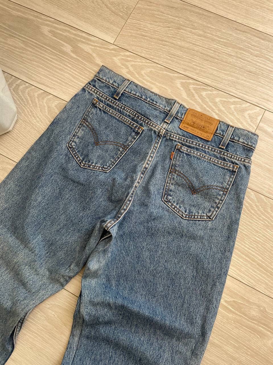 Levi's × Vintage Vintage Levi’s 550 Orange Tab Denim Jeans Size US 34 / EU 50 - 3 Thumbnail