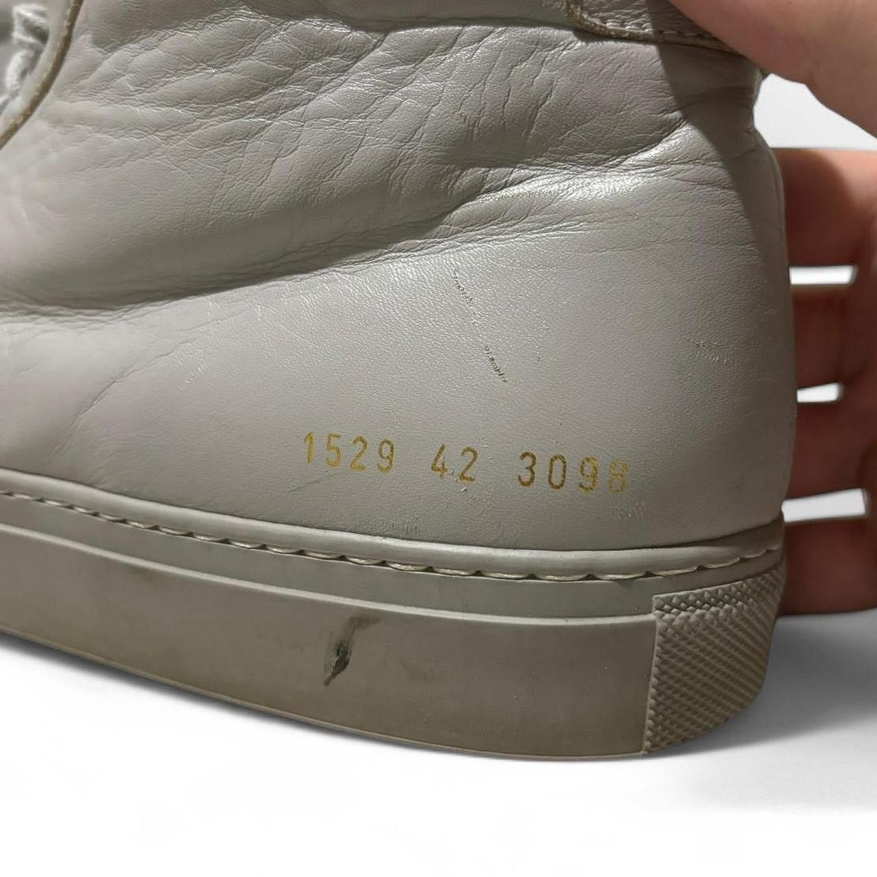 Common Projects × Designer Common Projects Achilles Mid Light Grey Leather Shoes - 42 Size US 9 / EU 42 - 5 Thumbnail