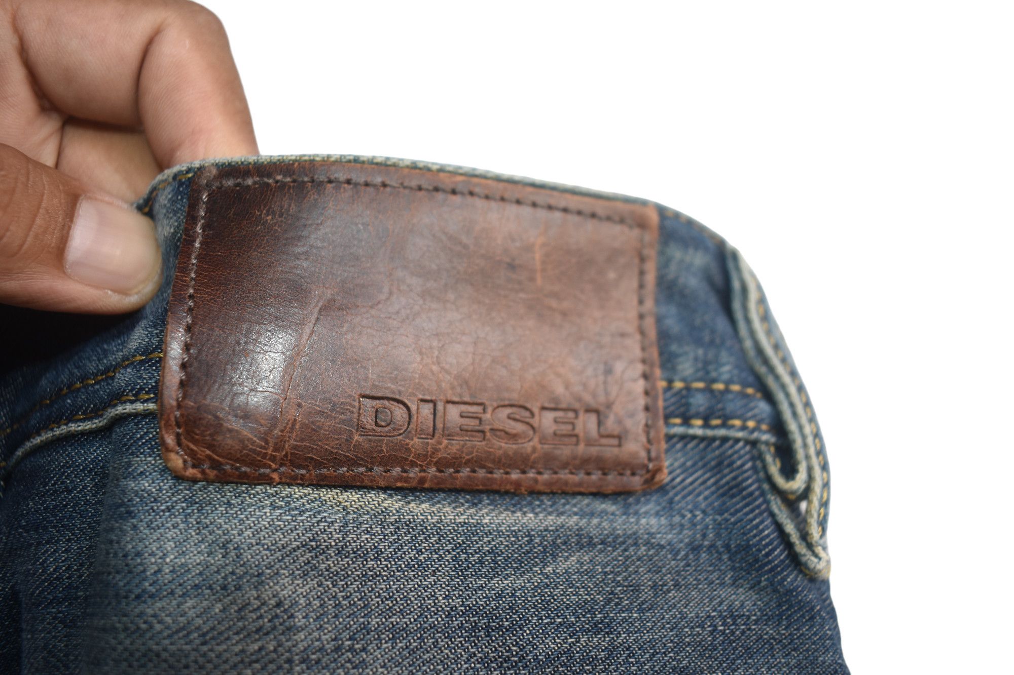 Diesel × Jean Diesel Krooly Distress Jeans W31 Size US 31 - 9 Thumbnail