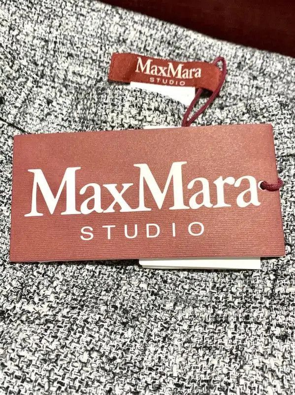 Max Mara MaxMara Gray Cotton Midi Skirt for Women . Size 22" - 6 Thumbnail