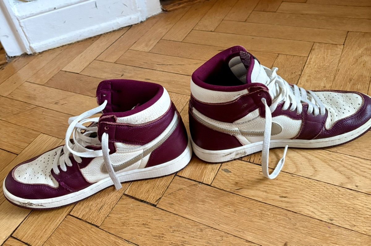 Jordan Brand Jordan 1 High Bordeaux Burgundy Size US 8.5 / EU 41-42 - 2 Thumbnail
