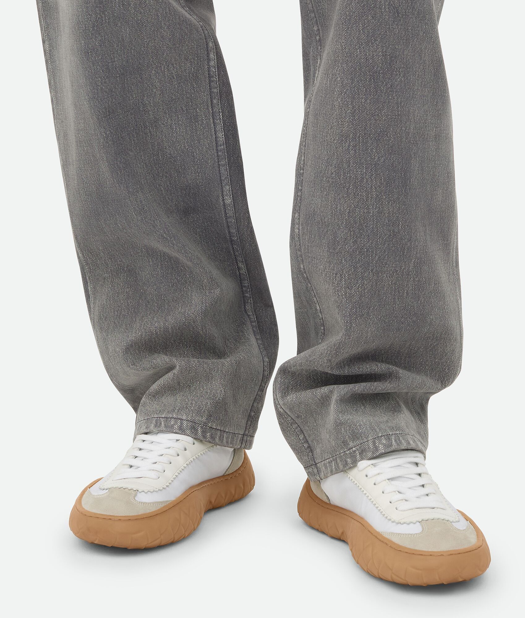 Bottega Veneta o1lf3ng10825 Explora Sneakers in White/Gray Size US 12 / EU 45 - 6 Thumbnail