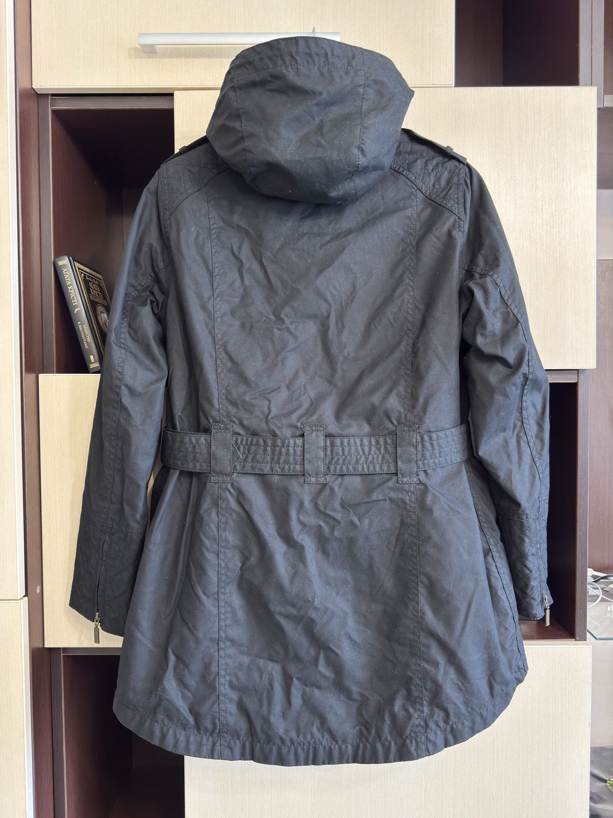 Barbour Barbour International Hairpin Hooded Wax Women’s Jacket Size L / US 10 / IT 46 - 2 Thumbnail