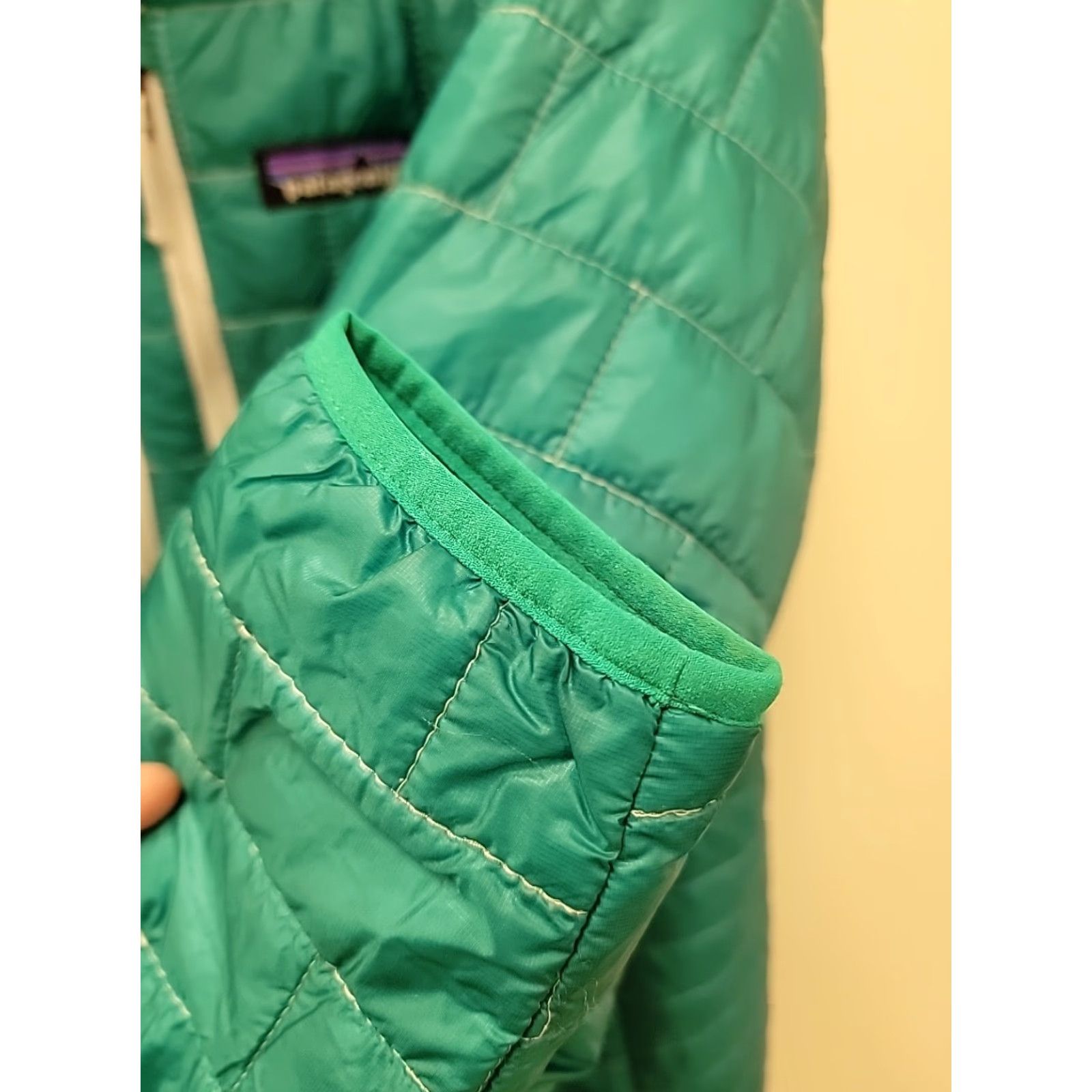 Patagonia Patagonia Nano Puff Pullover Jacket Womens XS Green Puffer Size XS / US 0-2 / IT 36-38 - 6 Thumbnail