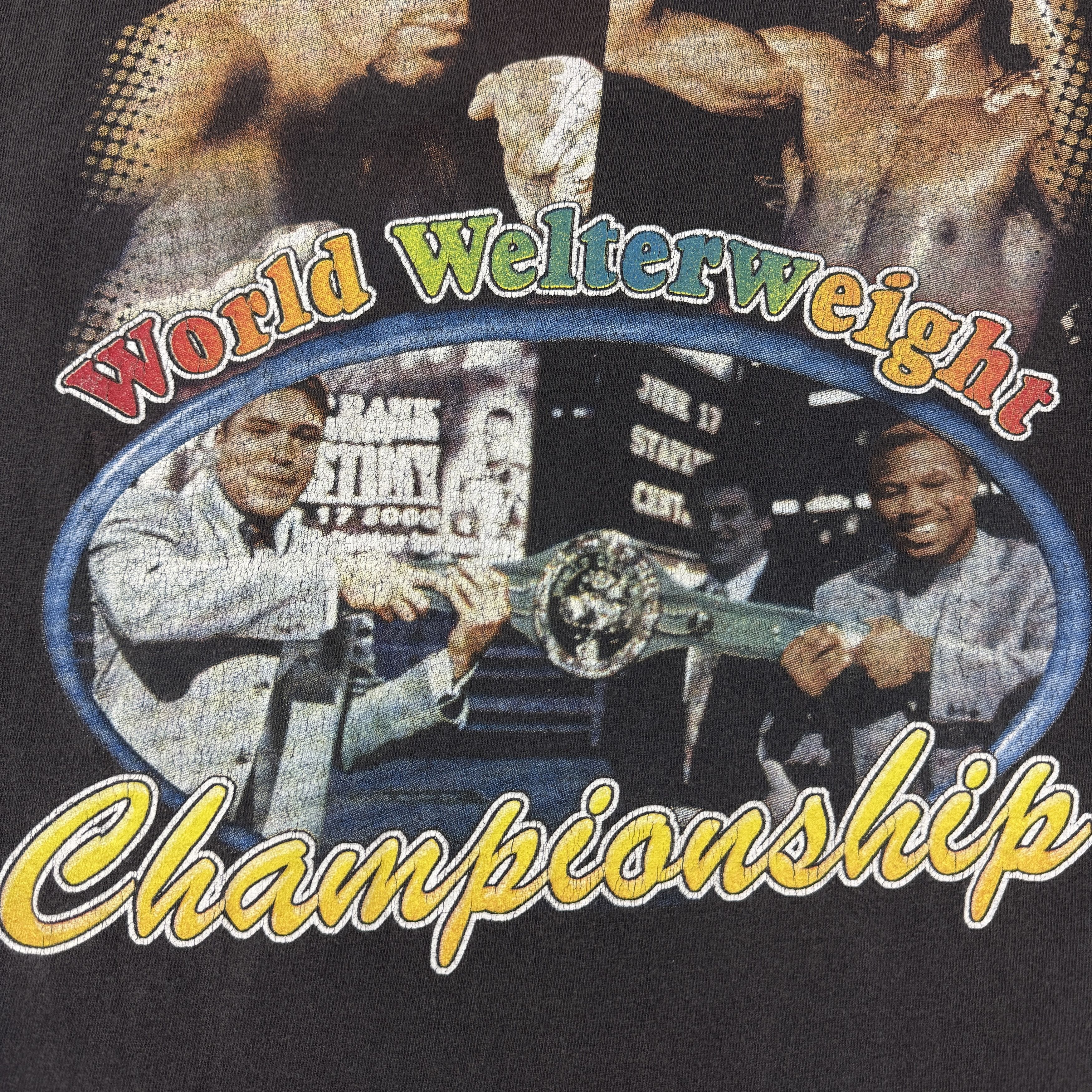Rap Tees Vintage 2003 De La Hoya vs Mosley Boxing Rap Tee Size US L / EU 52-54 / 3 - 7 Thumbnail