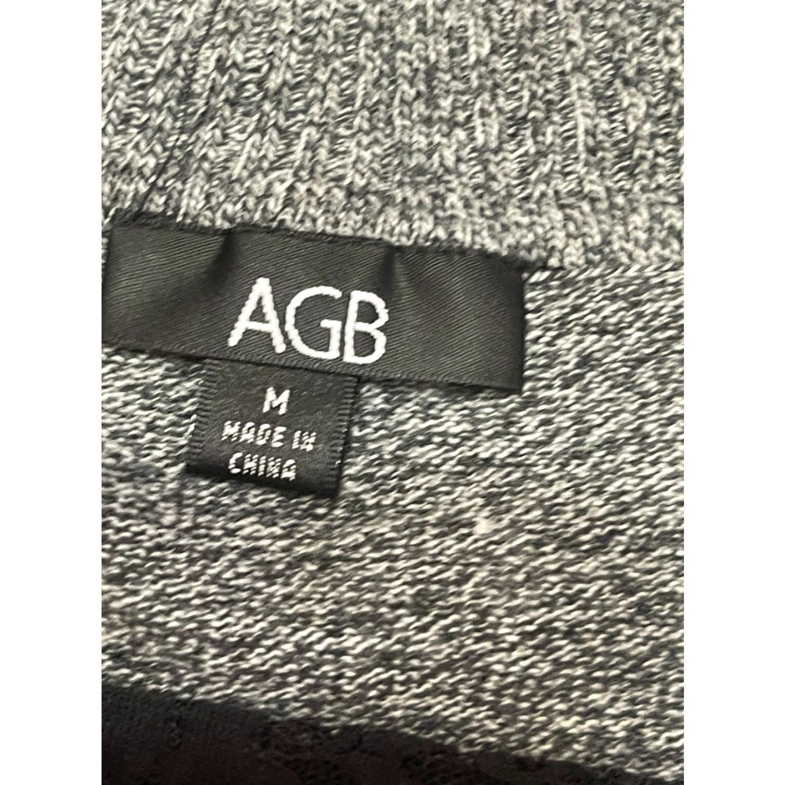 Vintage AGB Sweater Women's Medium Gray 3/4 Sleeve Pullover Cowl Neck Knit Solid Casual Vintage? No. Size M / US 6-8 / IT 42-44 - 5 Thumbnail