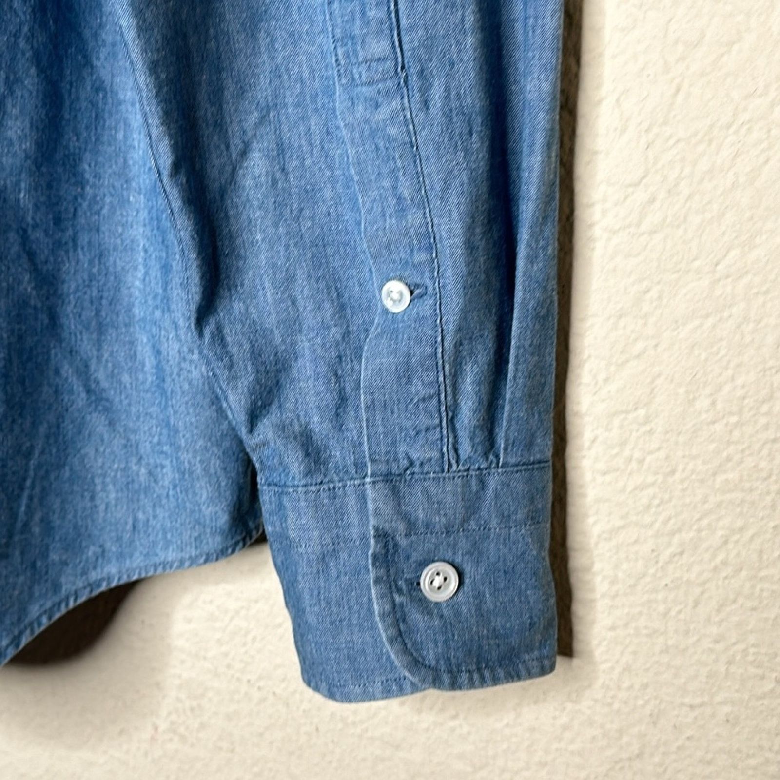 J.Crew J Crew Albiate 1830 Ludlow Slim Shirt Italian Chambray SML Size US S / EU 44-46 / 1 - 10 Thumbnail