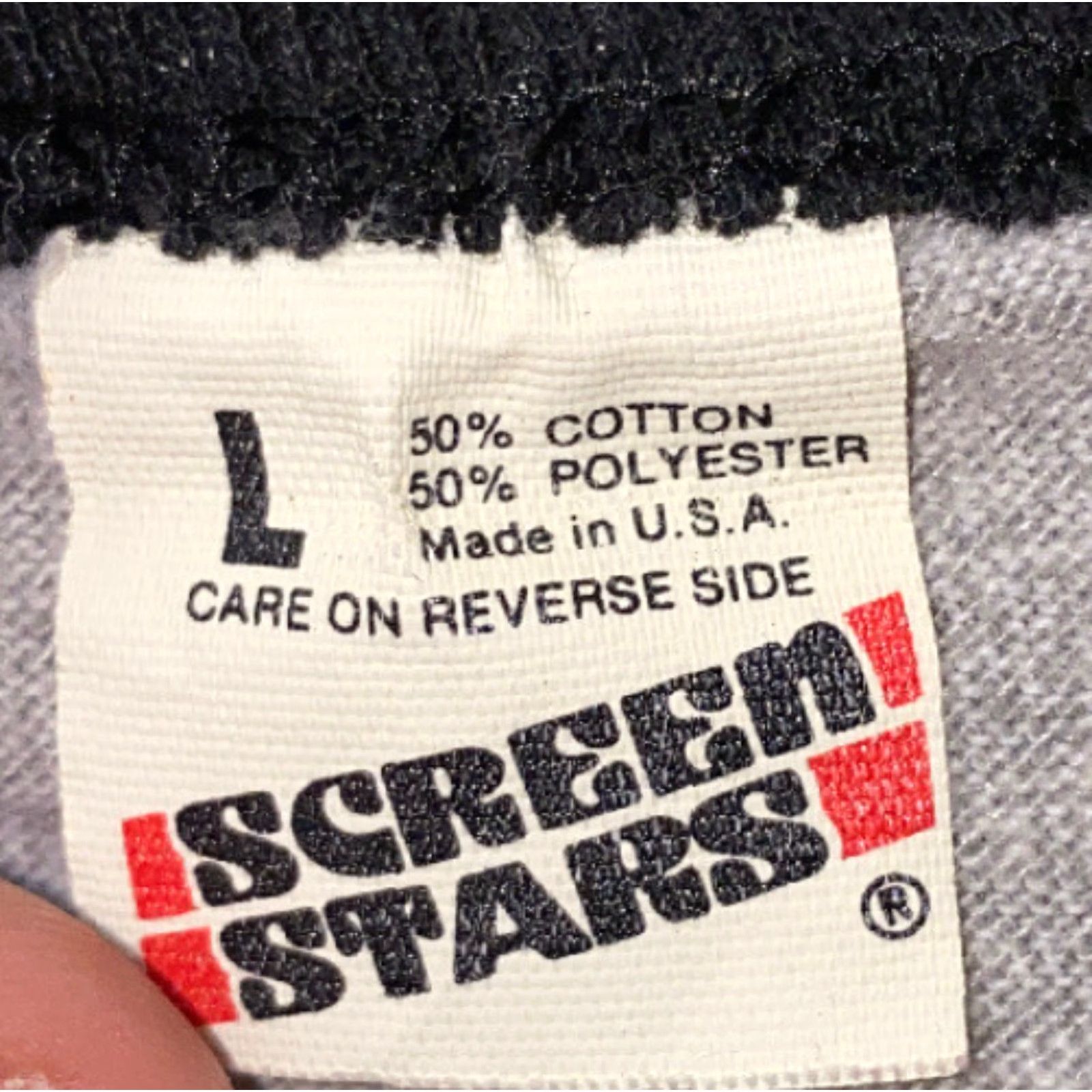 Vintage Vintage 1988 Screen Stars Mens Gray Short Sleeve T-Shirt Size L User: Vintage 1988 Screen Stars Mens Gray Short Sleeve T-Shirt Size L Size US L / EU 52-54 / 3 - 4 Thumbnail